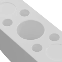 vidaXL Halvemaanring 2 st Wit M6 Polypropyleen
