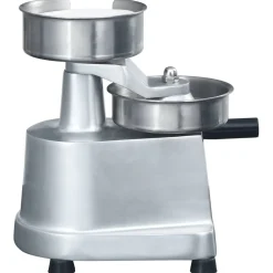 vidaXL Hamburgerpersmachine met 500 scheidingsbladen 10 cm aluminium