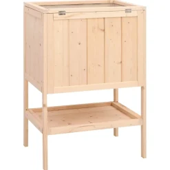 vidaXL Hamsterkooi 55x40x80 cm massief vurenhout