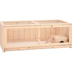 vidaXL Hamsterkooi 104x52x38 cm massief vurenhout