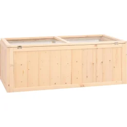vidaXL Hamsterkooi 104x52x38 cm massief vurenhout