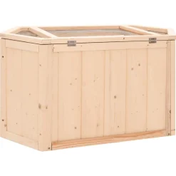 vidaXL Hamsterkooi 80x40x43 cm massief vurenhout