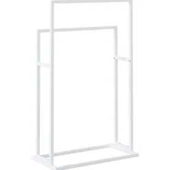 vidaXL Handdoekenrek vrijstaand 48x24x78,5 cm ijzer wit