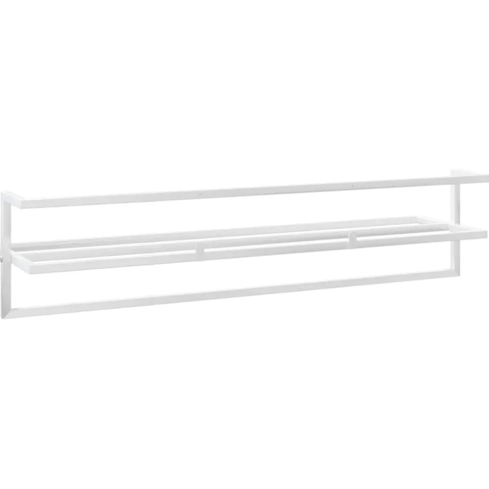 vidaXL Handdoekenrek 95x25x22 cm ijzer wit