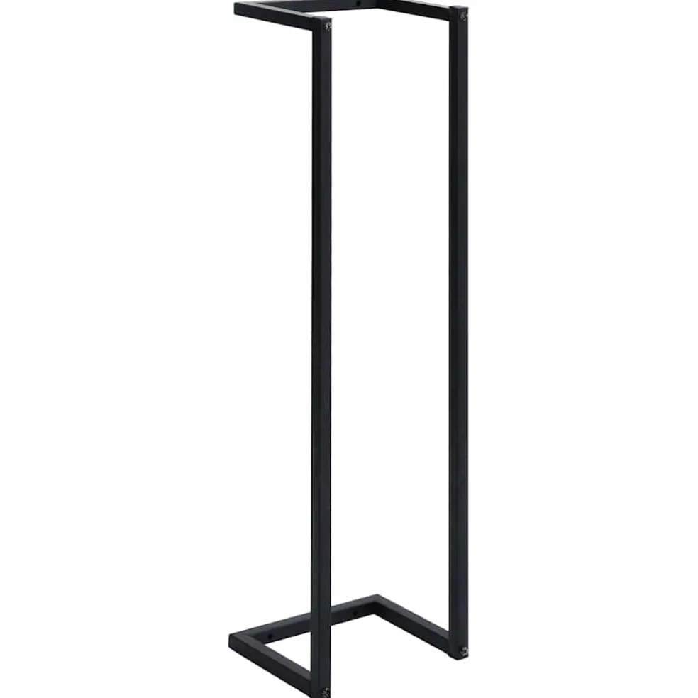 vidaXL Handdoekenrek 25x20x95 cm ijzer zwart