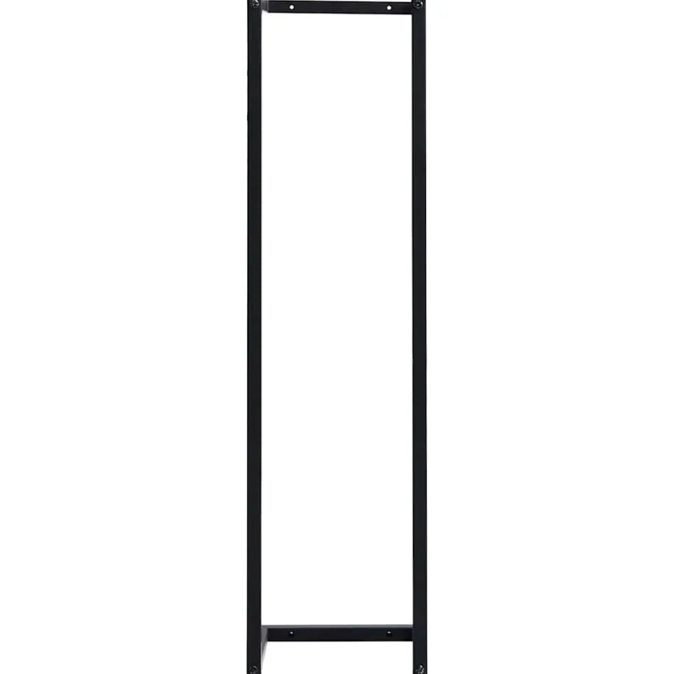 vidaXL Handdoekenrek 25x20x95 cm ijzer zwart
