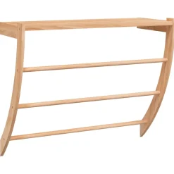 vidaXL Handdoekenrek 60x25,5x49 cm massief walnotenhout