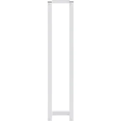 vidaXL Handdoekenrek 12,5x12,5x60 cm staal wit