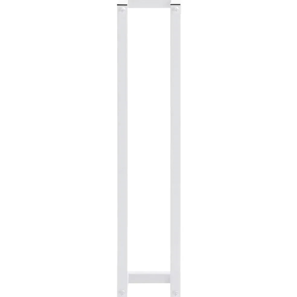 vidaXL Handdoekenrek 12,5x12,5x60 cm staal wit