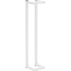 vidaXL Handdoekenrek 12,5x12,5x60 cm staal wit