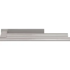 vidaXL Handdoekrek Zilver 40 x 9 x 4 cm Roestvrij staal
