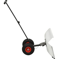 vidaXL Handmatige sneeuwschuiver met wielen