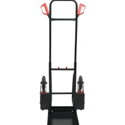 vidaXL Handtrolley Zwart en Rood 64,5 x 49,5 x 114 cm Staal