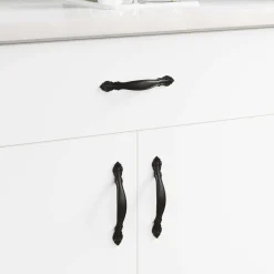 vidaXL Handvat 968 st Zwart Zinklegering