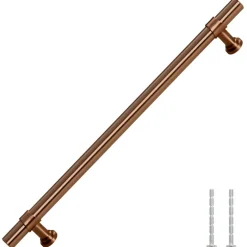 vidaXL Handvatten 5 st 192 mm roestvrij staal bronskleurig