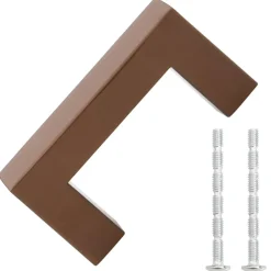 vidaXL Handvatten 10 st 64 mm roestvrij staal bronskleurig