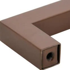 vidaXL Handvatten 10 st 64 mm roestvrij staal bronskleurig