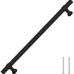 vidaXL Handvatten 5 st 192 mm roestvrij staal zwart