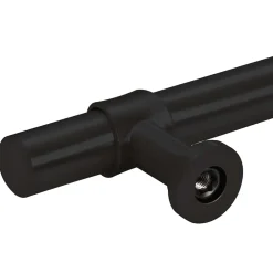 vidaXL Handvatten 5 st 192 mm roestvrij staal zwart