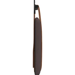 vidaXL Hangend hoofdbord Donkerbruin Antiek PU