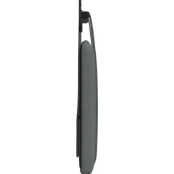 vidaXL Hangend hoofdbord Donkergrijs Stof
