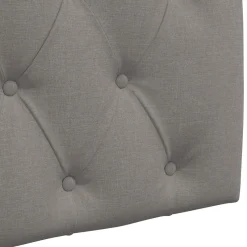 vidaXL Hangend hoofdbord Taupe Stof