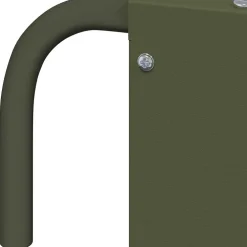 vidaXL Hangend Hooi Feeder Olijfgroen 61 x 33 x 66 cm 5 kg