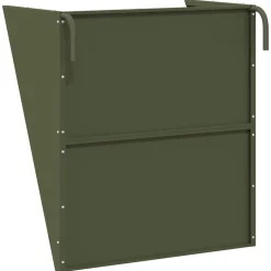 vidaXL Hangend Hooi Feeder Olijfgroen 61 x 33 x 66 cm 5 kg