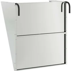 vidaXL Hangend Hooi Feeder zilver 61 x 33 x 66 cm 5 kg