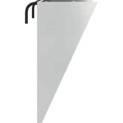 vidaXL Hangend Hooi Feeder zilver 61 x 33 x 66 cm 5 kg