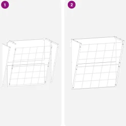 vidaXL Hangend Hooi Feeder Zwart 61 x 33 x 66 cm 5 kg