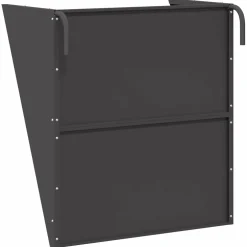 vidaXL Hangend Hooi Feeder Zwart 61 x 33 x 66 cm 5 kg