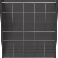 vidaXL Hangend Hooi Feeder Zwart 61 x 33 x 66 cm 5 kg