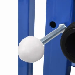vidaXL Hangend toilet met hoge verbogen stortbak keramiek