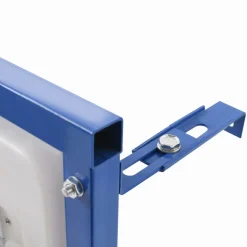 vidaXL Hangend toilet met hoge verbogen stortbak keramiek