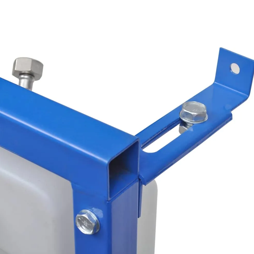 vidaXL Hangend toilet met verborgen stortbak keramiek wit