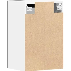 vidaXL Hangglaskast Zwarte Eik 40x31x60 cm Engineered Hout