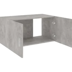 vidaXL Hangkast 80x39x40 cm bewerkt hout betongrijs