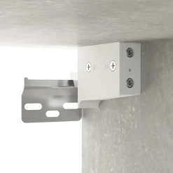 vidaXL Hangkast 69,5x34x90 cm bewerkt hout betongrijs