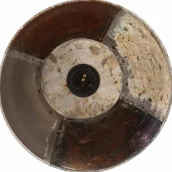 vidaXL Hanglamp industrieel rond 25 W E27 28,5 cm meerkleurig