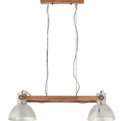 vidaXL Hanglamp industrieel 25 W E27 109 cm zilverkleurig