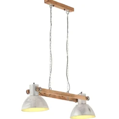 vidaXL Hanglamp industrieel 25 W E27 109 cm zilverkleurig
