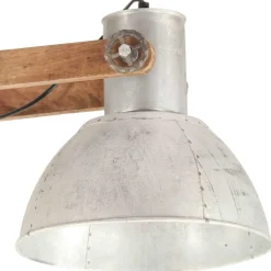 vidaXL Hanglamp industrieel 25 W E27 109 cm zilverkleurig