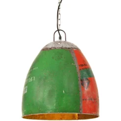 vidaXL Hanglamp industrieel rond 25 W E27 42 cm meerkleurig