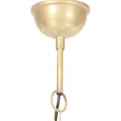 vidaXL Hanglamp industrieel rond 25 W E27 40 cm messingkleurig