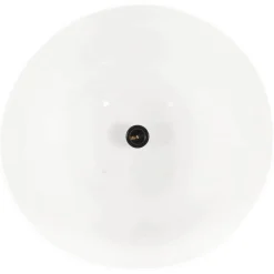 vidaXL Hanglamp industrieel rond 25 W E27 42 cm wit