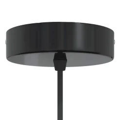 vidaXL Hanglamp in hoogte verstelbaar E27 Ø31 cm metaal glanzend geel