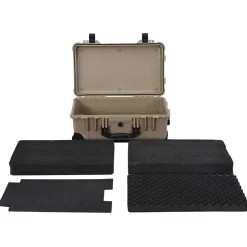 vidaXL Harde bagagekoffer Zand 56 x 35 x 23 cm Polypropyleen en ABS
