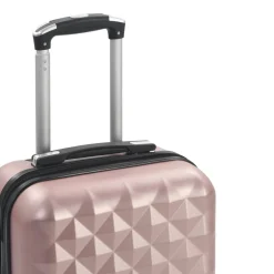 vidaXL Harde koffer ABS roségoud