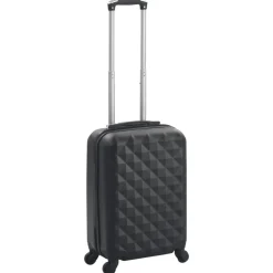 vidaXL Harde koffer ABS zwart
